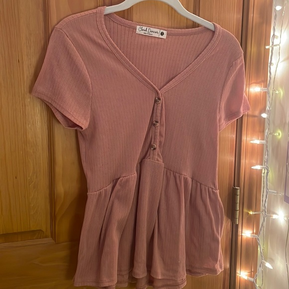 Pink T-Shirt/Blouse - Picture 1 of 3